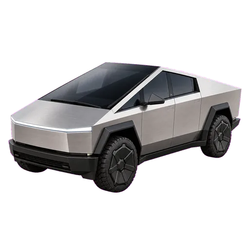 3D Cybertruck icon with estimated US market price
