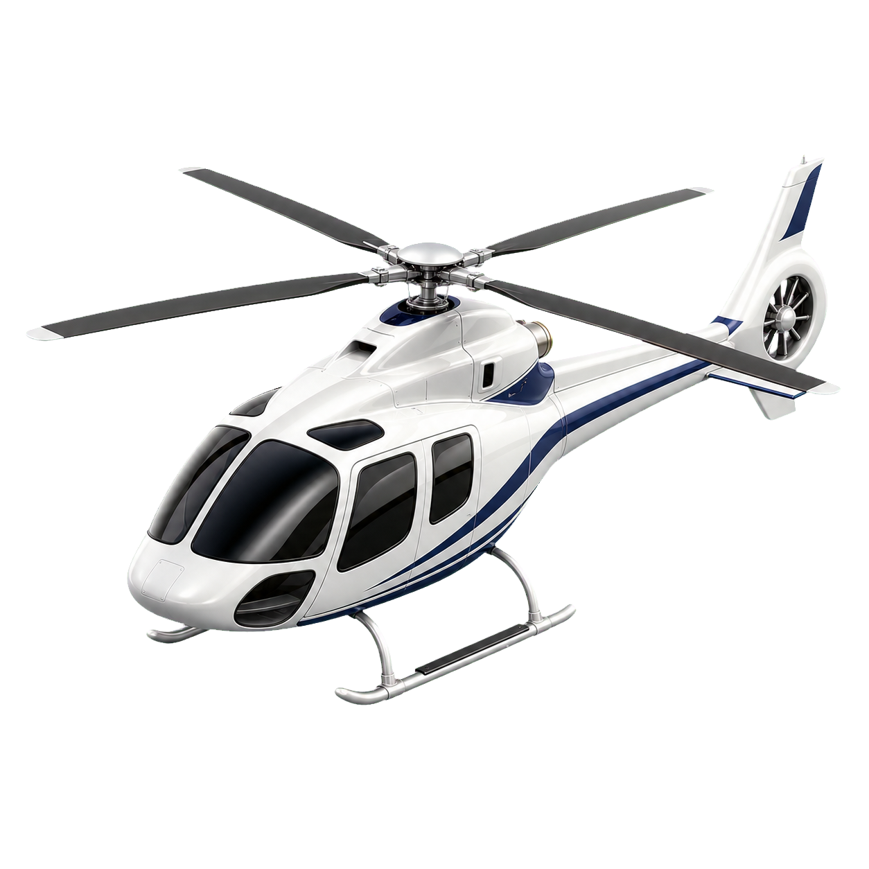 3D private executive helicopter icon with estimated new aircraft market price