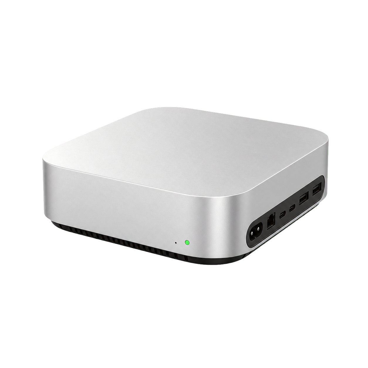 3D Mac mini desktop computer icon with estimated US retail price