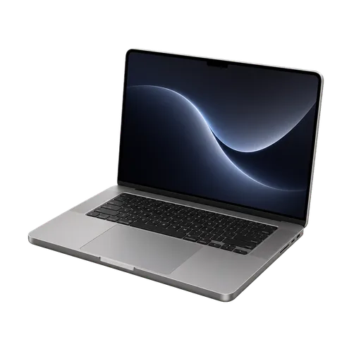 3D MacBook Pro icon with estimated US market price