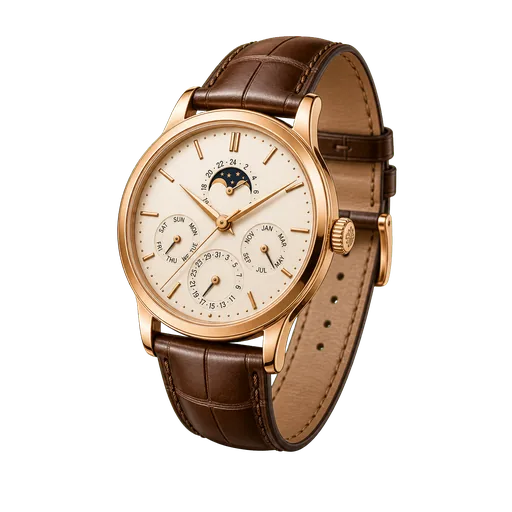 3D Patek Philippe watch icon with estimated open market price